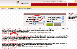 Keyphrase Search in Clickbank